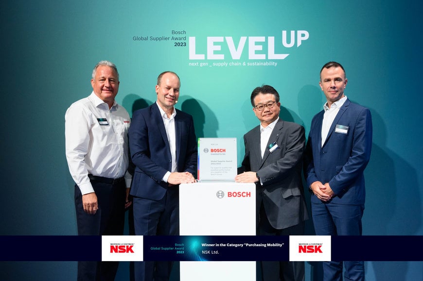 NSK riceve il Bosch Global Supplier Award 